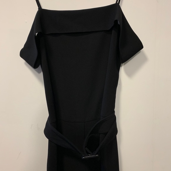 Theory Off the shoulder admiral crepe black ju - Picture 12 of 16